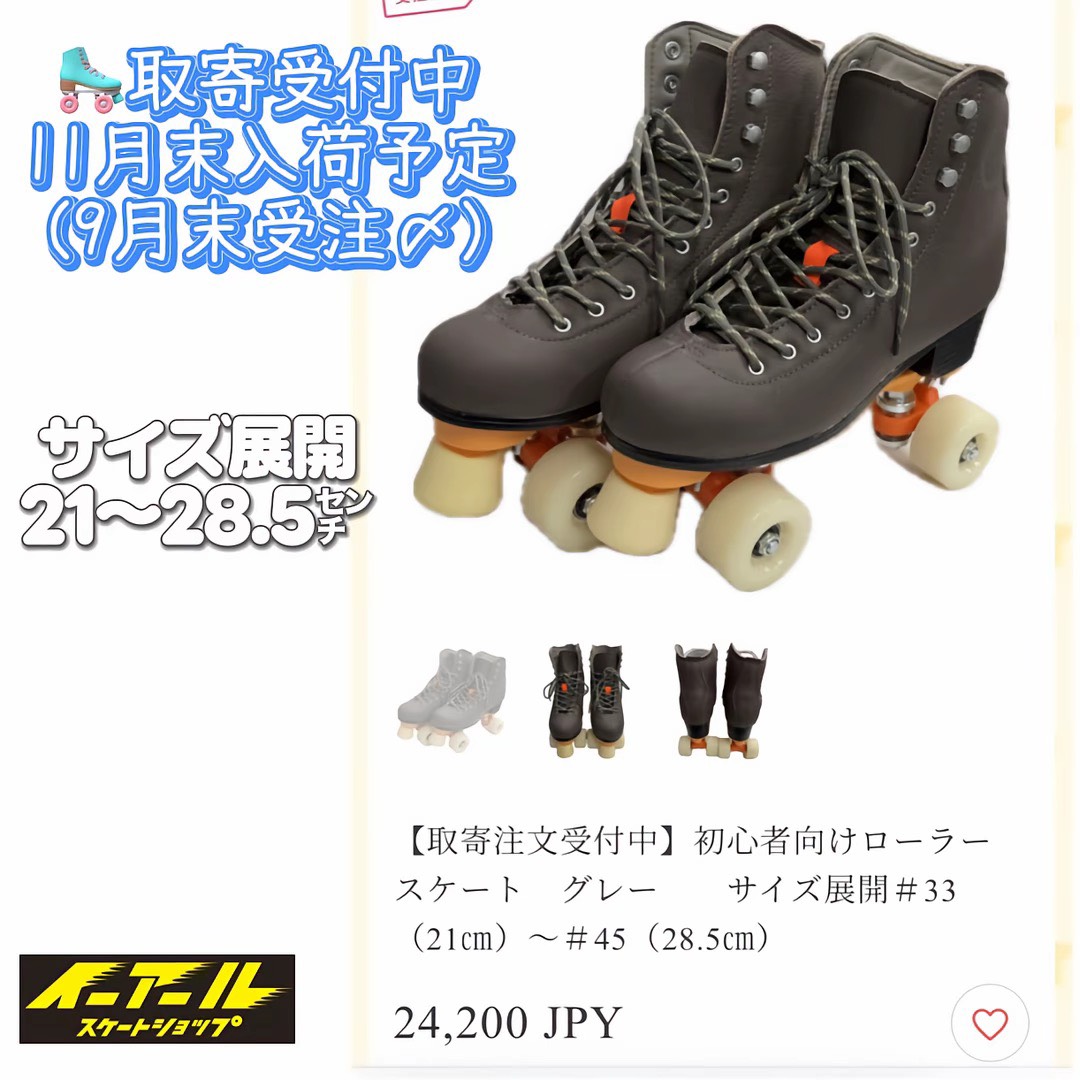 ローラースケートGRAY